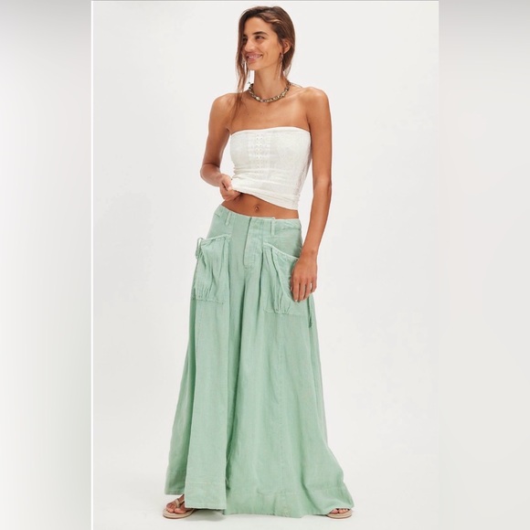 FREE PEOPLE Miss You Most Wide-Leg Pants - Picture 3 of 15